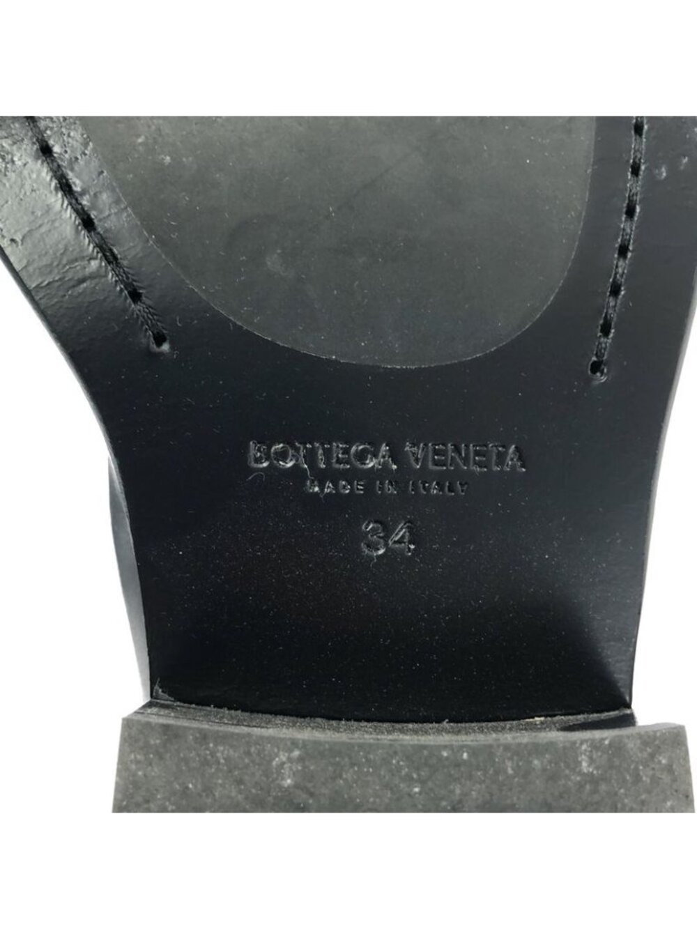 Bottega Veneta Lug Side Gore Chelsea Boots Black 34 - Picture 6 of 9